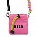 Розовая сумка с логотипом, 9x9x2 см MSGM | Фото 5
