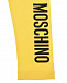 Желтые леггинсы с логотипом Moschino | Фото 3