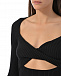 Черное платье с треугольным вырезом MRZ | Фото 10