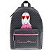 Рюкзак с монограммой и розовой отделкой, 27х13х33 см Emporio Armani | Фото 2
