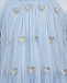 Голубое платье с вышивкой Stella McCartney | Фото 3