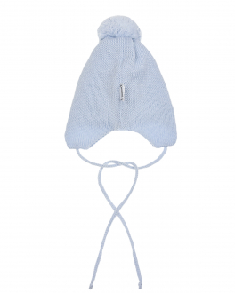 Голубая шапка с аппликацией &quot;Машина&quot; Il Trenino Голубой, арт. 20-7785/N 10 | Фото 2