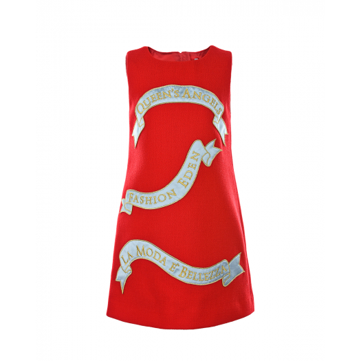Платье А-силуэта из шерсти Dolce&Gabbana | Фото 1