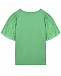 Зеленая футболка с шитьем на рукавах Molo | Фото 2