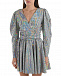 Платье с объемными рукавами из ткани с голографическим эффектом MSGM | Фото 6