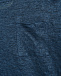 Льняная футболка с накладным карманом, синяя Saint Barth | Фото 3