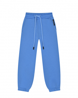 Голубые спортивные брюки из футера Dan Maralex Голубой, арт. 161512213 | Фото 1