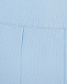 Голубые брюки клеш с высокой посадкой на талии MRZ | Фото 7