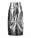 Прямая юбка с эффектом металлик MSGM | Фото 4