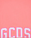 Розовая футболка с логотипом на подоле GCDS | Фото 4