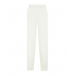 Белые брюки с поясом на резинке  | Фото 1