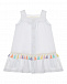 Белое платье с разноцветными кистями Aletta | Фото 2