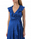 Синее платье с воланом Pietro Brunelli | Фото 8