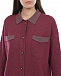 Бордовая рубашка из шерсти и шелка Panicale | Фото 7