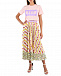 Плиссированная юбка с цветочным принтом MSGM | Фото 2