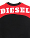 Свитшот с контрастными рукавами Diesel | Фото 4