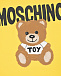 Желтая футболка с принтом &quot;медвежонок Toy&quot; Moschino | Фото 3