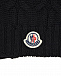 Черный шарф из шерсти Moncler | Фото 3