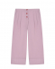 Широкие брюки розового цвета Genny | Фото 1