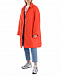 Красное двухстороннее пальто с рюшами  | Фото 5