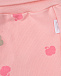 Розовые спортивные брюки с принтом &quot;яблоки&quot; Sanetta Kidswear | Фото 3