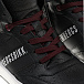 Высокие черные кеды с бордовыми шнурками Bikkembergs | Фото 6