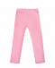 Розовые велюровые брюки IL Gufo | Фото 2
