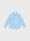 Рубашка льняная, голубая