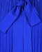 Синее платье с воротником аскот No. 21 | Фото 7