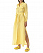 Светло-желтое платье с накладными карманами Forte dei Marmi Couture | Фото 3