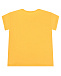 Желтая футболка с принтом &quot;Листья&quot; Sanetta Pure | Фото 3