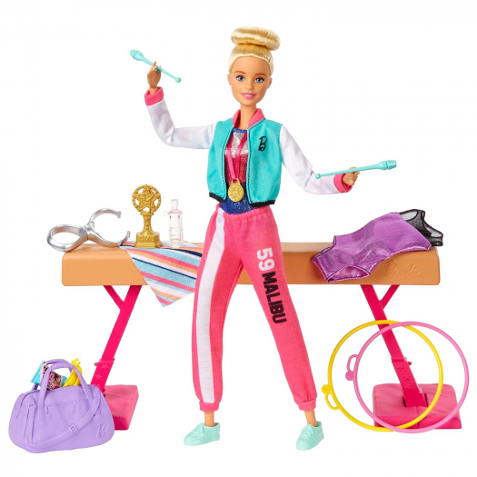 Игровой набор «Барби-гимнастка», в ассортименте 3 вида Barbie | Фото 1