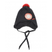 Серая шапка из шерсти с помпоном и нашивкой Il Trenino | Фото 1