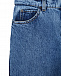Голубые брюки из денима GUCCI | Фото 3
