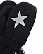 Черные варежки со звездой Molo | Фото 3