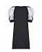 Черное платье с декором стразами Moschino | Фото 2