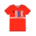 Красная футболка с принтом ВКК Bikkembergs | Фото 1