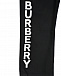 Черные джинсы прямого кроя с логотипом бренда Burberry | Фото 3