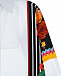 Белая рубашка с контрастными вставками Dolce&Gabbana | Фото 5