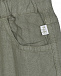 Зеленые льняные брюки IL Gufo | Фото 3