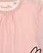 Розовая толстовка с вышивкой &quot;Кролик&quot; Sanetta Kidswear | Фото 3