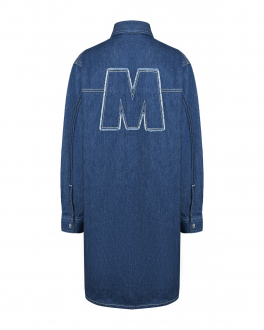 Удлиненная рубашка из денима MARNI Синий, арт. M00591 M00MQ 0M01 | Фото 2