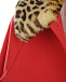 Пальто с леопардовым воротником GUCCI | Фото 3