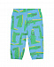 Голубые спортивные брюки с принтом &quot;крокодилы&quot; Stella McCartney | Фото 2