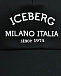 Кепка с белым лого, черная Iceberg | Фото 4
