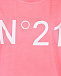 Розовая футболка с логотипом No. 21 | Фото 7