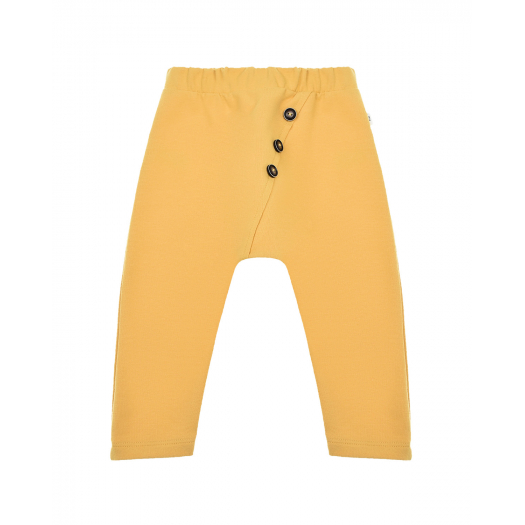 Желтые спортивные брюки под памперс Sanetta Pure | Фото 1