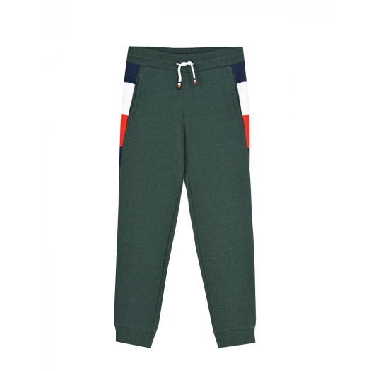 Зеленые спортивные брюки Tommy Hilfiger | Фото 1