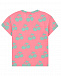 Розовая футболка с принтом &quot;вишни&quot; GCDS | Фото 2