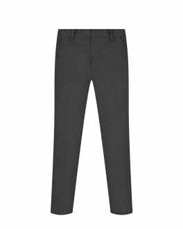 Серые классические брюки из трикотажа Dal Lago Серый, арт. R210 8111 7 | Фото 1